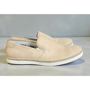 Donald Pliner Men's Beige Suede Leather Shoes Loafers Flats Size 13M Casual